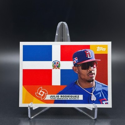 2023 World Baseball Classic Global Stars Flags of a Nation Julio Rodriguez F-13