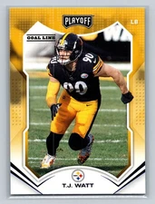 2021 Panini Playoff #47 T.J. Watt  Goal Line  Pittsburgh Steelers