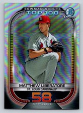 2021 Bowman Chrome Scouts #BTP58 Matthew Liberatore (ref 194200)