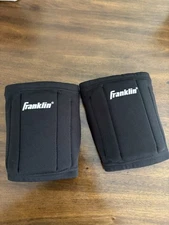 Franklin Knee Pads Black One Size EUC Basketball Volleyball R5