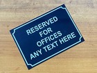 Custom PRIVATE PARKING Metal Sign Personalised Any Text Number Keep Clear Space