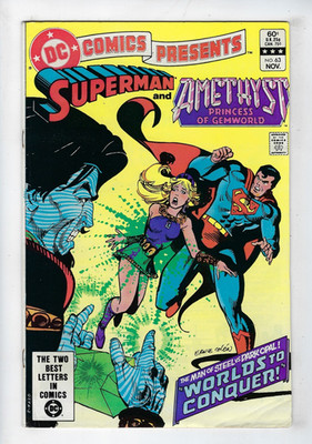 DC Comics Presents # 63 Superman & Amethyst Princess of Gemworld November 1983 FN-