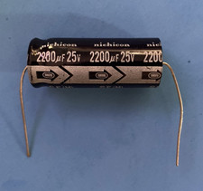 Nichicon SEM 2200uF 25V Aluminum Electrolytic Capacitor Radial PCB 85C 5 Piece