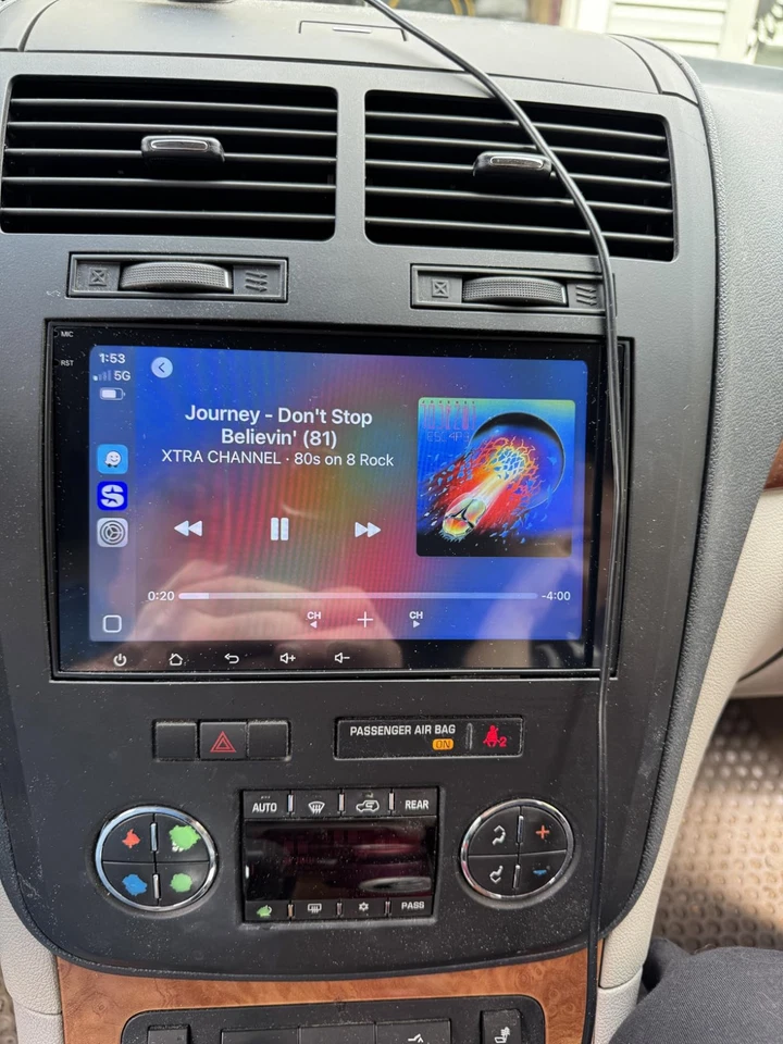 Rádio estéreo carro 4+64G Android 15 CarPlay GPS para Chevy Equinox 2007 2008 2009 - Imagem 2 de 4