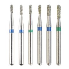 Multi-Use Dental Diamonds Pear FG Burs 830 830L Medium Coarse Grit High Speed