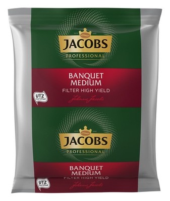 Jacobs Banquet Medium Filter High Yield 72 x 70 g, gemahlen, UTZ zertifiziert