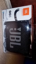 JBL Go 3 Portable Waterproof Speaker - Black