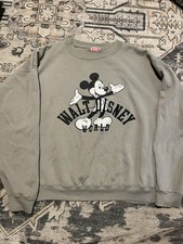 Vintage Walt Disney World Mickey Mouse Crewneck Sweater Size XL Made In USA d1