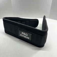 ProFitness Gym Exercise Weightlifting Black Strap Belt Size XL/40