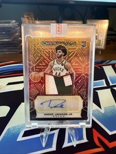 2023 Obsidian Electric Etched  Andre Jackson Jr #213 Rpa Gold /10 Bucks