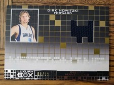 2007-08 Topps Luxury Box Mezzanine Relics Gold 08/99 Dirk Nowitzki  Mavericks 