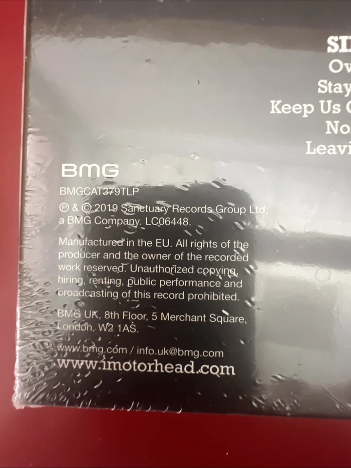 MOTÖRHEAD “OVERKILL 40TH ANNIVERSARY” 2019 EU IMPORT 3X VINYL LP + BOOK, SEALED! - Image 4 of 4