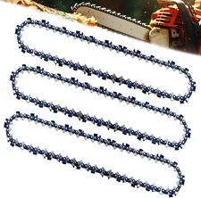 3 PCS 18 Inch Chainsaw Chain for Ego - 3/8" LP Pitch .050" Gauge 62 Drive Links 