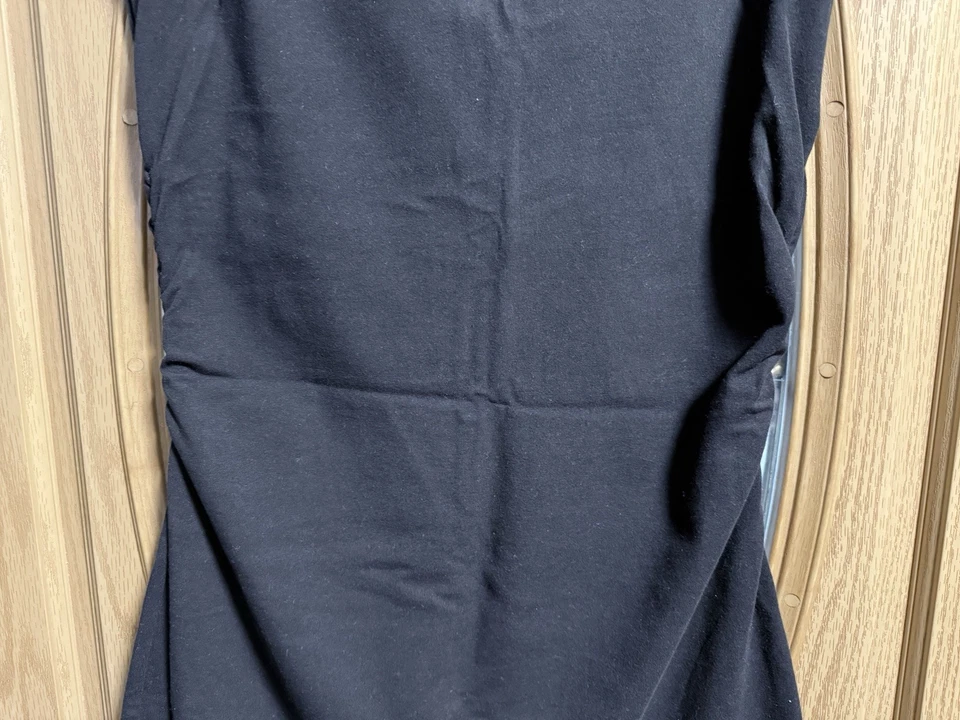 Reformation Women Knit Black Sleeveless Mini Dress Sleeveless SZ XL - Image 3 of 4