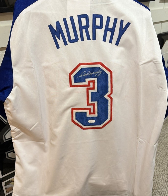 🔥  Dale Murphy Autographed/Signed Atlanta Braves Pro Style Jersey Beckett COA🔥