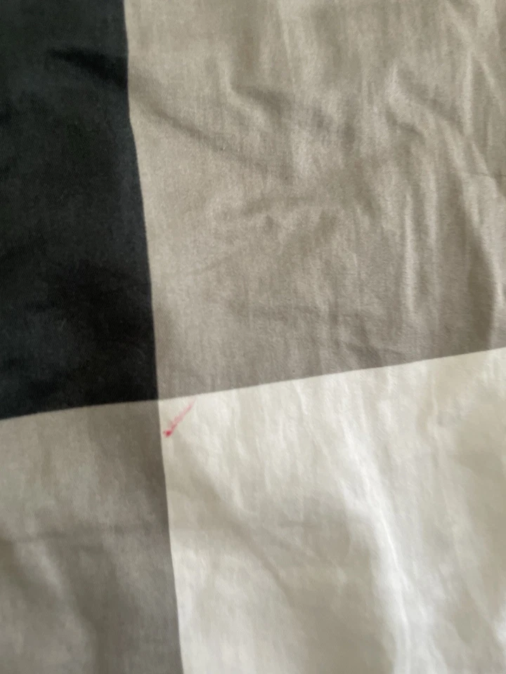 Beddys Black and White Plaid Twin Comforter Top - Image 4 of 4