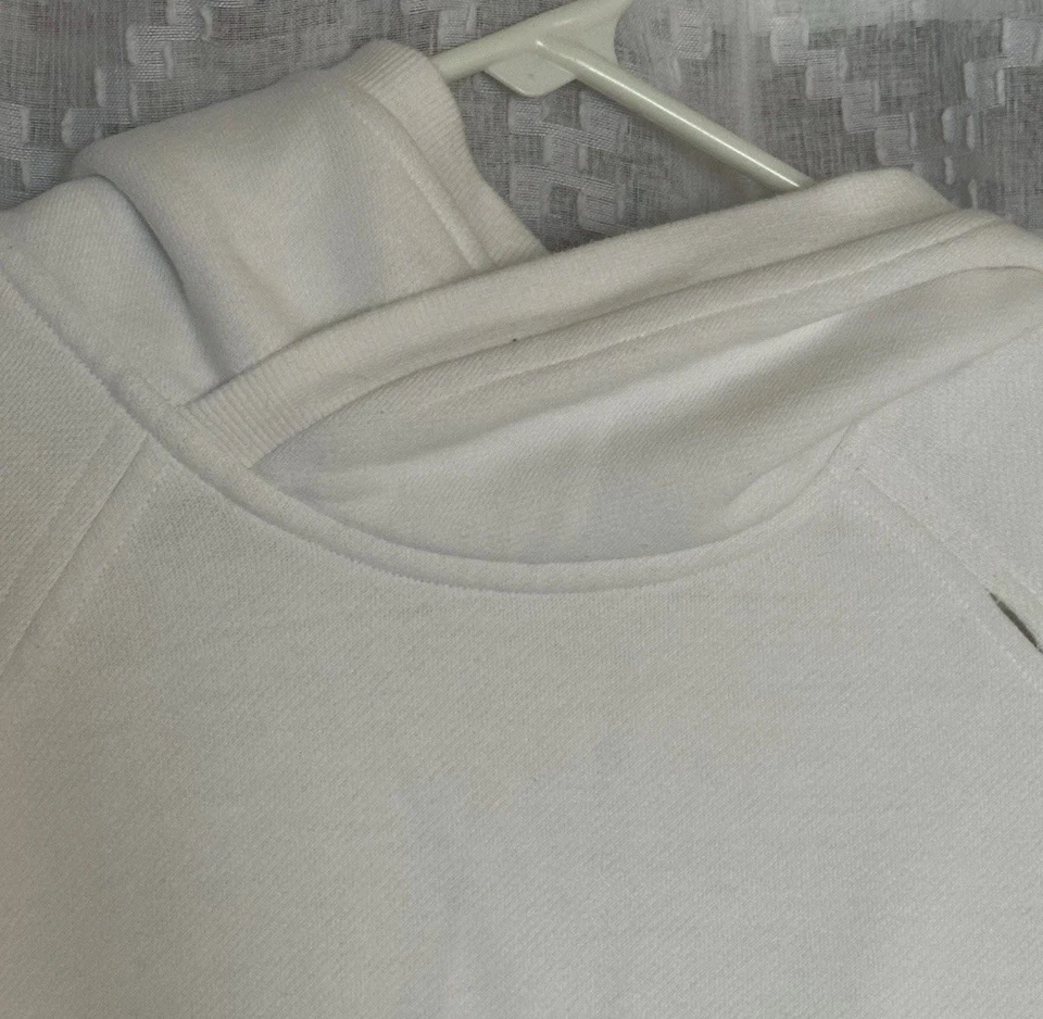 Lululemon Loungeful Hoodie 6 White Soft Fleece Pullover Women Athleisure Cozy - Image 4 of 4