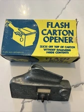 Rare & Vintage Flash Box Opener With Adjustable Blade New In Box -USA  Made-
