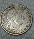 1897 Barber Quarter us coin silver