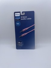 Philips Pink 3.5mm Audio Cable Aux Cable New ...