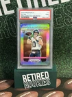 Bo Nix 2024 Prizm Deca Brilliance Silver Prizm Rookie RC Denver Broncos Psa 9