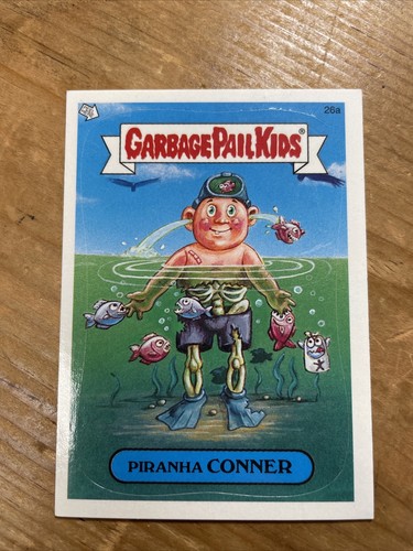 2004 Garbage Pail Kids All-New Series 2 Non-Sport Card #26a Piranha Conner