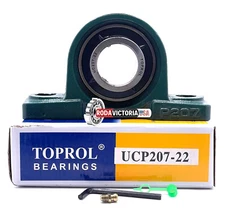 TOPROL UCP207-22 Iron Pillow Block Ball Bearings 1.375"inch