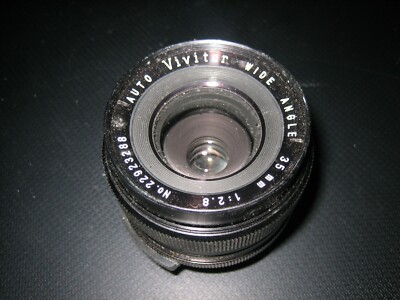 Vintage Auto Vivitar Wide Angle 35mm 1:2:8 Lens | eBay