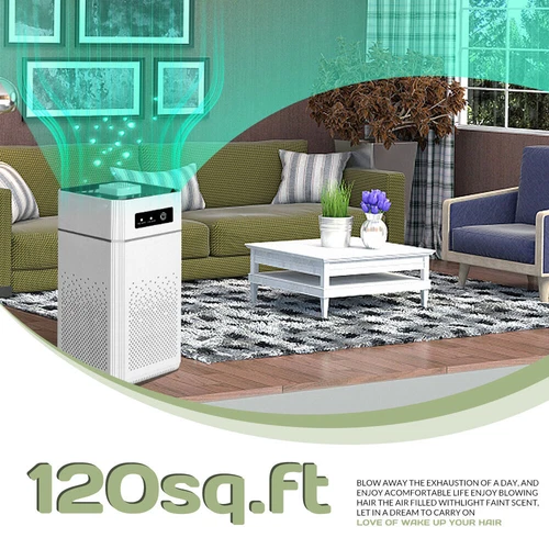 Air Purifier for Home Large Room True HEPA Washable Filter Allergies Odor Smoke - Picture 7 of 15