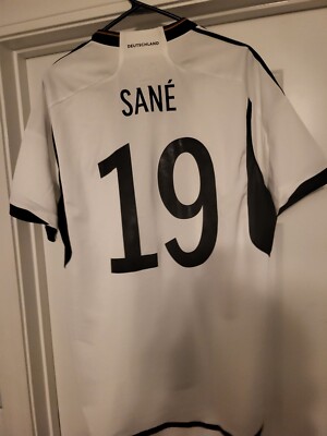 Adidas Germany 2022 Leroy Sane #19 Home Soccer Jersey White Men's