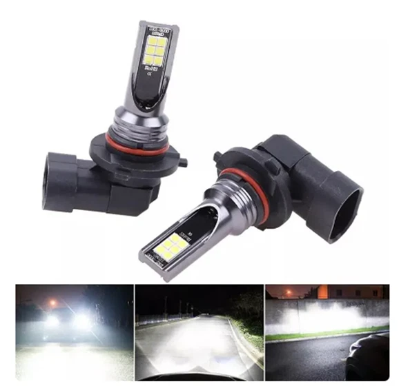 2x Ampoules Voitures Feux Phares Bulbs Cars White H11 H9 H8 LED 6000k Blanc Pur - Bild 2 von 4