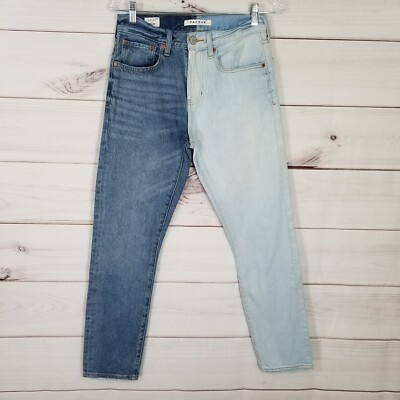 Pacsun Slim Taper Jeans Two Tone Mens (Actual Size 28X27) Blue.