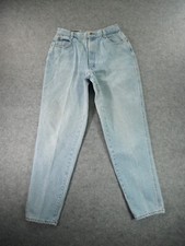 Vintage Gitano Jeans Womens 14 Tall Light Wash High Rise Taper Mom 90s Blue