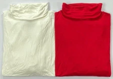 Women's Plus Size Investments Essentials Long Sleeve Turtleneck Shirt