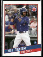 Tyler Ladendorf 2021 Iowa Cubs Team Set