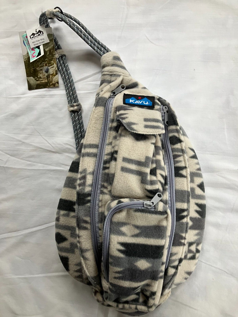 NEW KAVU mini polar sling bag in winter arcade Mini Polar Sling – KAVU.com main image 3