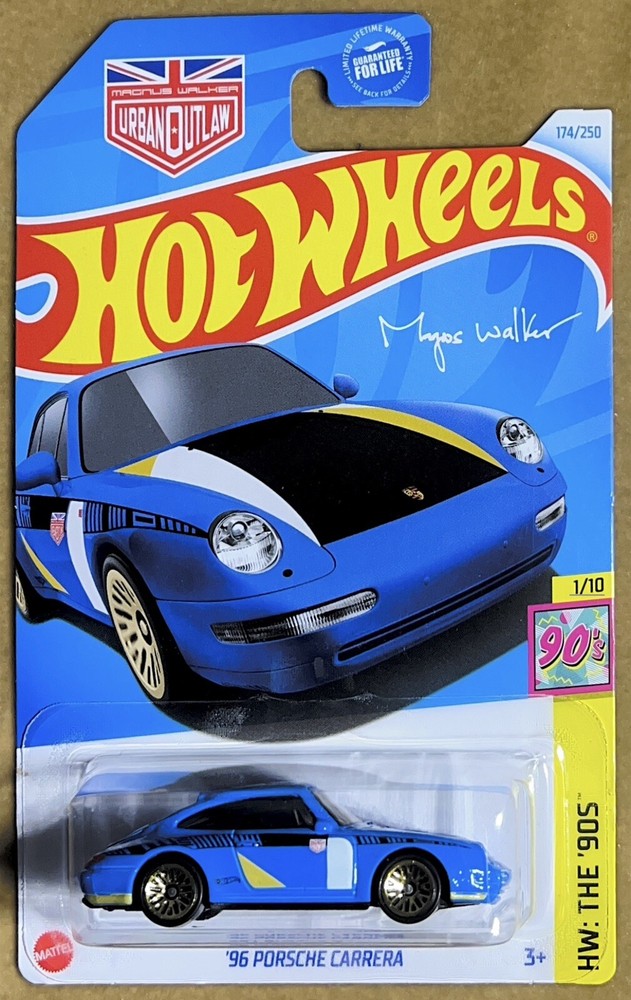 Hot Wheels '96 Porsche Carrera Blue