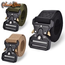 Military Tactical Army Adjustable Quick Release Belts Men Casual Rigger Web Belt