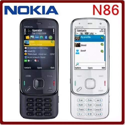 Original Unlocked Nokia N86 8MP Mobile Phone 3G HSDPA 900 / 2100