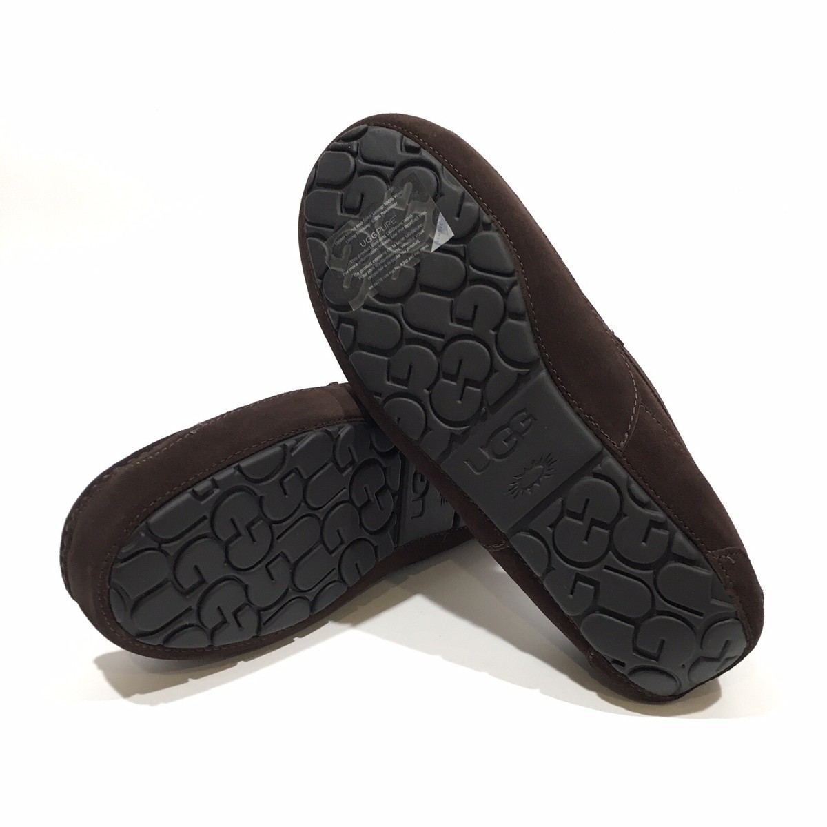 UGG Ascot Loafer Lined Slipper -Espresso Suede -Men