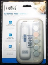 NEW SEALED BLACK & DECKER ELECTRIC FINGERNAIL & TOENAIL TRIMMER