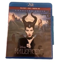 Maleficent Blu Ray Dvd Fantasy 2014 Disney Angelina Jolie Elle Fanning