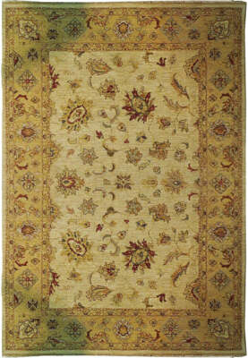 6x8' Ivory Vegetable Dyed Chobi Rug 73640