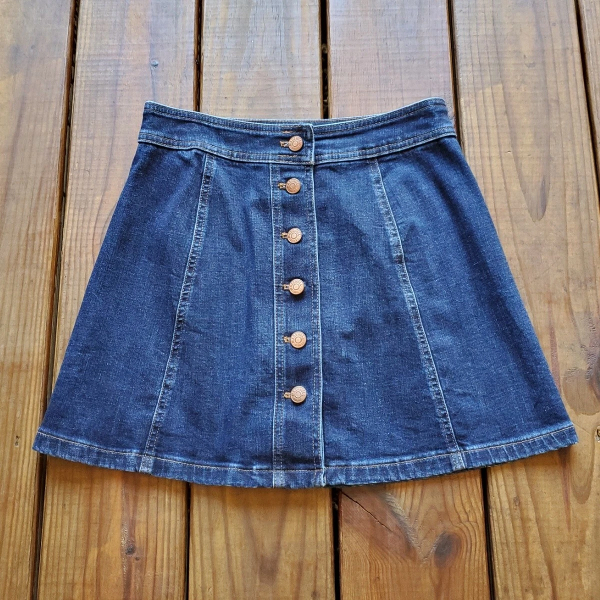 Jean skirt size clearance 0