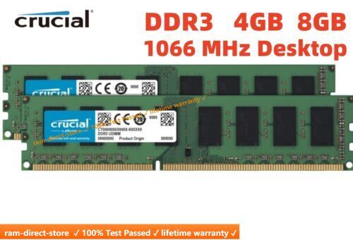 4gb Ddr3 Ddr4 2133 Running At 1066 CRUCIAL 4GB 8GB DDR3 1066 MHz