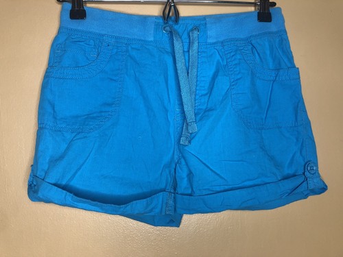 Real Love Girl's Size 14 Shorts Drawstring French Terry Blue - Picture 5 of 12