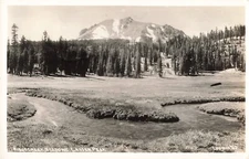 Lassen Volcanic Park ca 1950s RPPC Postcard Kings Creek Meadows CA Photo  *Ab2b