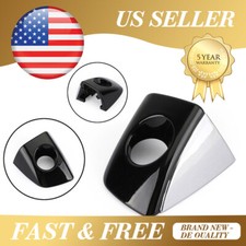 Driver Side Door Handle Key Hole Cover Front Left Chrome Key Cap For Audi A6 A7