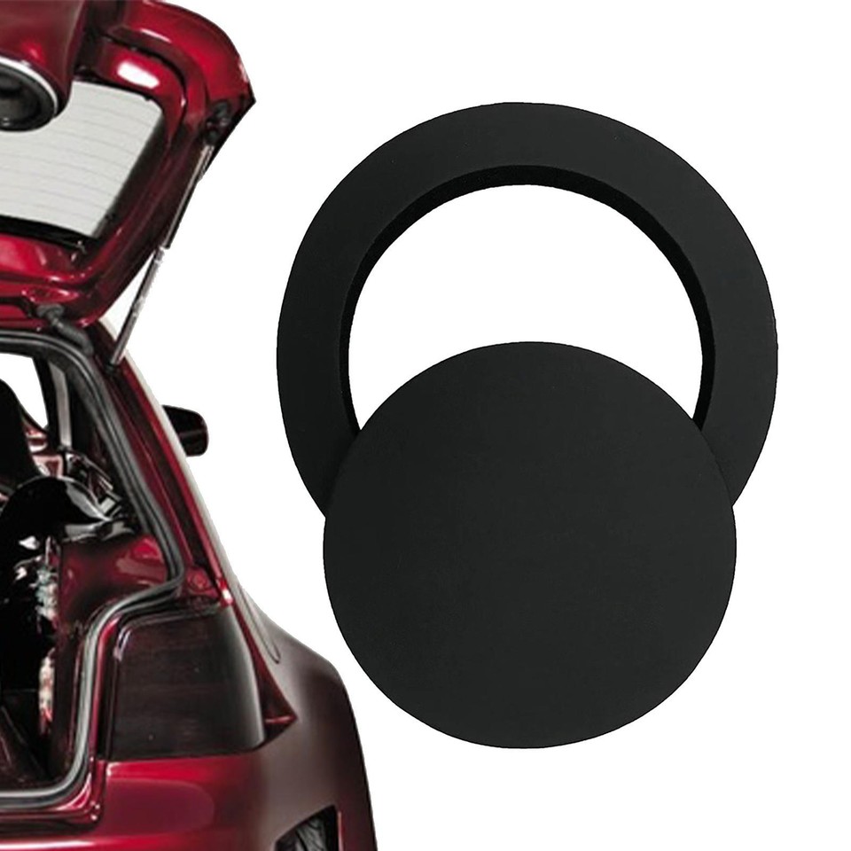 2 Pcs Car Speaker Ring Bass Door Trim Sound Insulation Cotton Audio