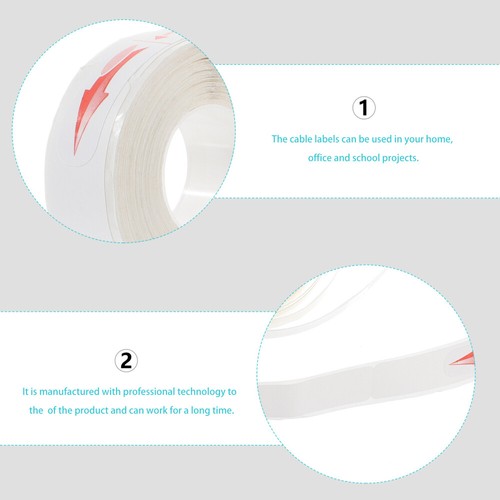 Label Cord Labels for Electronics Self Adhesive Cable Self-Adhesive Waterproof - Afbeelding 5 van 12